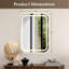 Miroir de salle de bain Jacquees Octogan-316823114