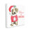 «Kiss Me It's Christmas Dog portant des vêtements des Fêtes», estampe numérique encadrée de Beth Grove