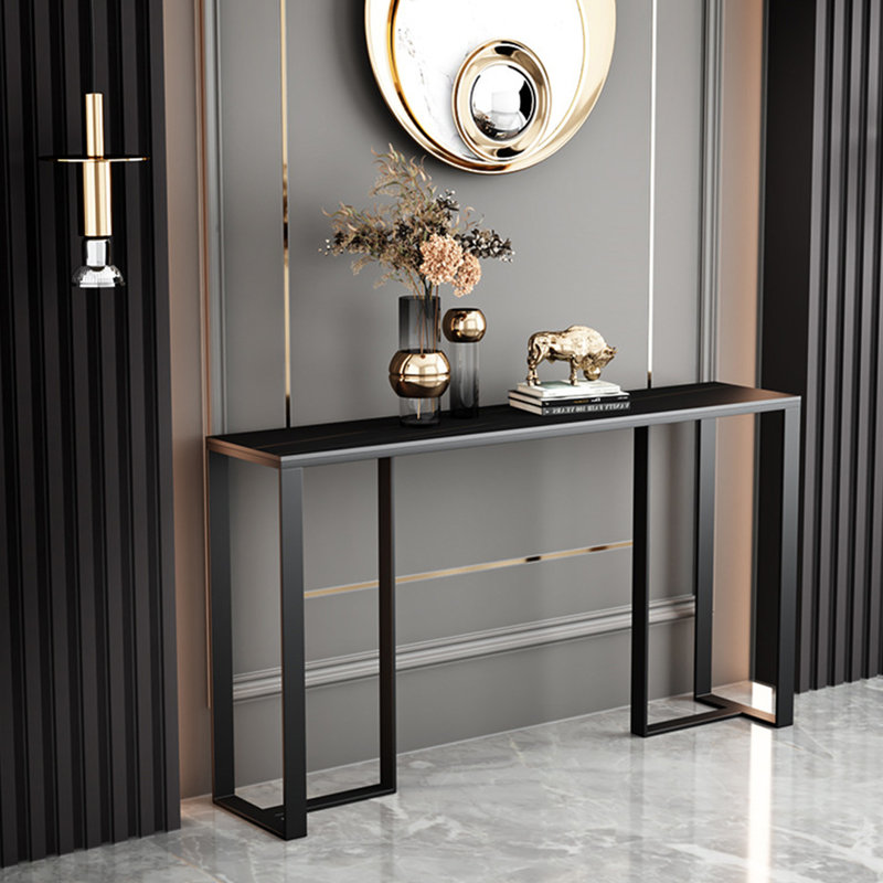 Console Table, Black, 31.5" H x 55.1" W x 11.8" D
