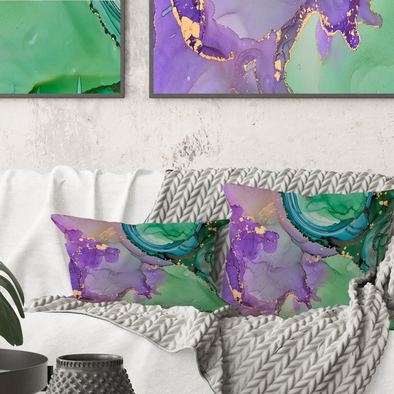 Abstract Throw Pillow