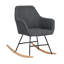 Katniss 58" W Fabric Seat Rocking Chair