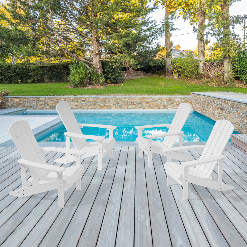 Chaise Adirondack Hips, Blanc