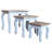 Nesting Table Set 3 Pieces Solid Mahogany Wood