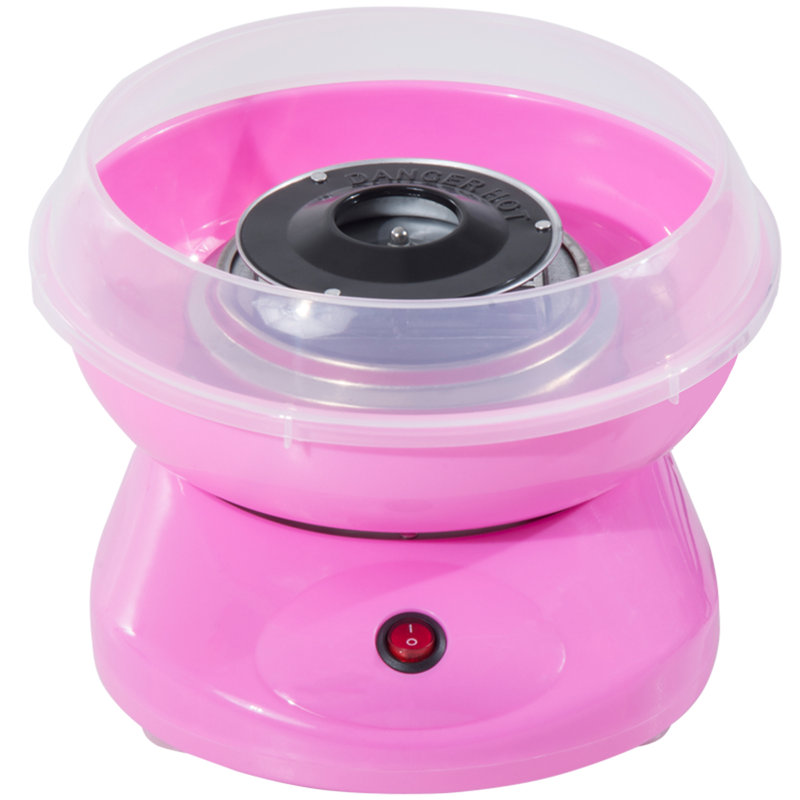 HOMCOM Cotton Candy Machine Electric Candy Sugar, Pink
