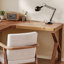 Bureau d'écriture en L en bois massif brun noisette-797497064-797497071