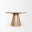 Jovani 48" Solid Light Brown Mango Wood Round Dining Table-956014713-956014712