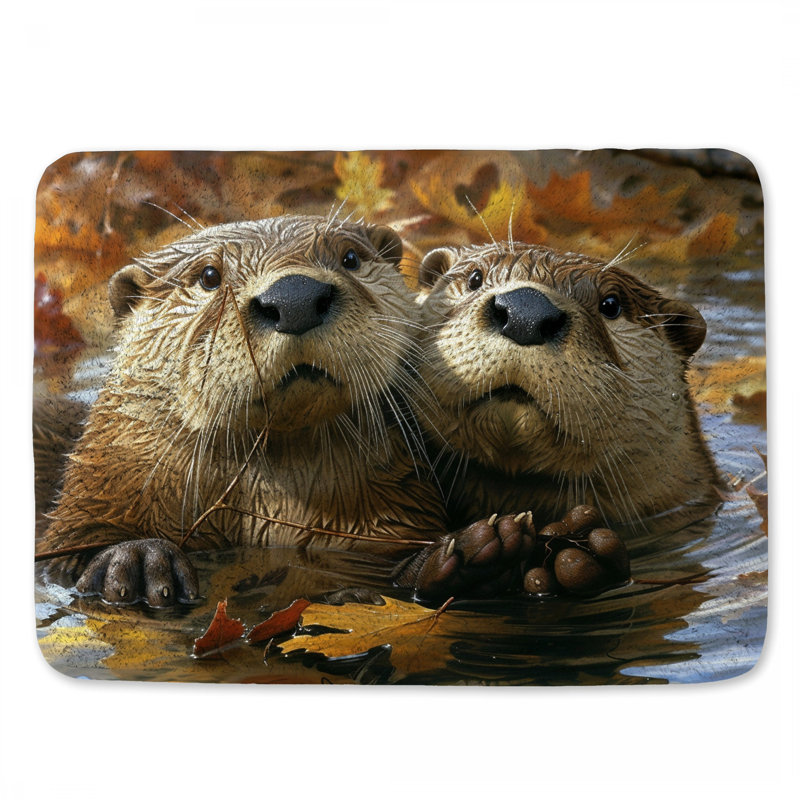 Tapis de bain Otters, L 17 po x L 24 po
