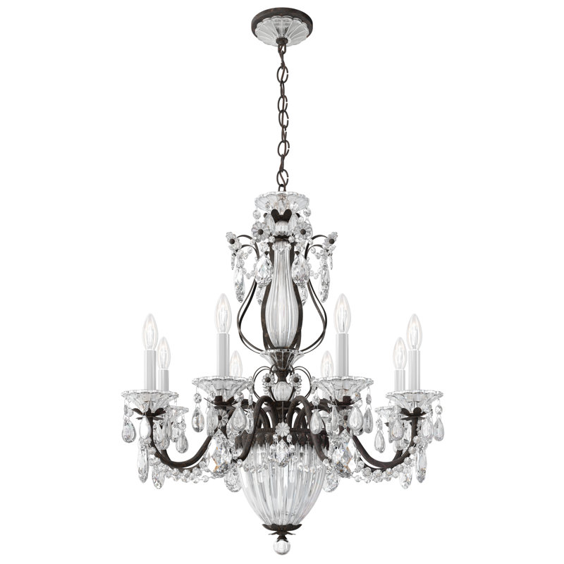 Bagatelle 11 - Light Chandelier, Heirloom Bronze, Spectra Crystal