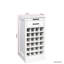Armoire modulaire en noyer brun pouvant contenir 28 bouteilles de vin - rangement contemporain et pratique dans 28 buffets-121371438