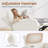 38"Oversized Power Swivel Rocker Glider Recliner with Adjustable Headrest for Nursery Room, Infinite Position, Armrest Storage and Cup Holder, Lumbar Support-743781017