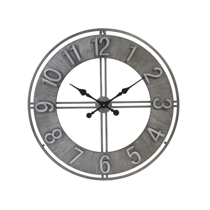 Metal Analog Wall Clock