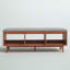 Banc de rangement en bois avec tablettes-1927061991