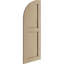 Timberthane Two Equal Flat Panel w/Quarter Round Arch Top Shutters-64351032-64351060-64351061