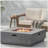 Square Iron Fire Pit - 50,000 Btu-2036770987
