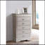 Commode Lorana, champagne argenté