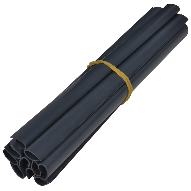 Écrans d'intimité pour le jardin vidaXL 2 pièces en PVC 114,83 x 0,62 pi gris foncé