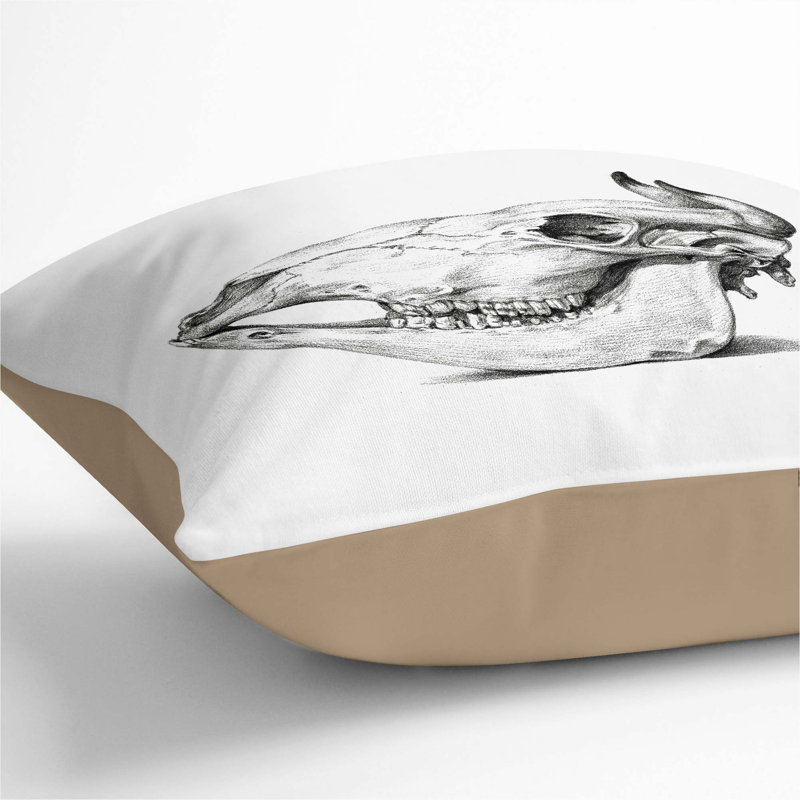 Square Cushion, 40cm H x 40cm W x 15cm D, Stone