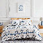 Coastal Stripes Down Alternative Oversized Comforter Set with Shams by Southshore Fine Linens