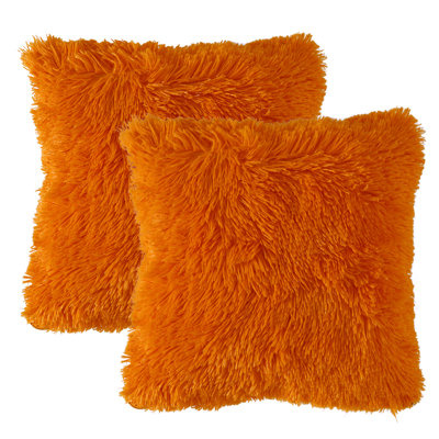 Set Of 2 Throw Faux Fur II Cushion (INSERT INCLUDED)