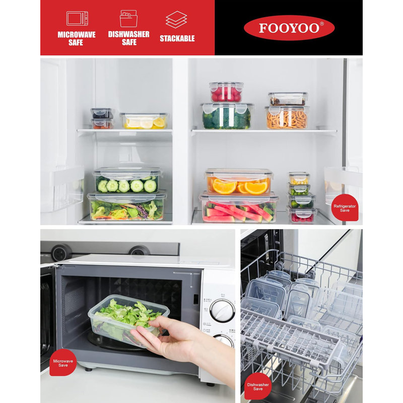 Food Storage - Set of 28 Containers and 28 Lids