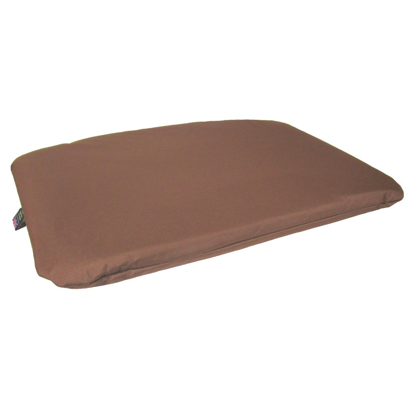 Decimus Polyester Pet Bed, 11 cm H x 82 cm x 64 cm D, Brown