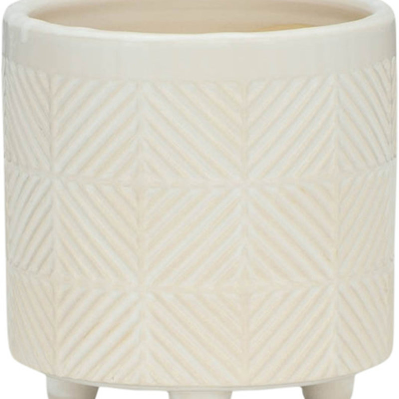S / 2 DÉCORTEURS TEXTURÉS 6/8 ", Blanc