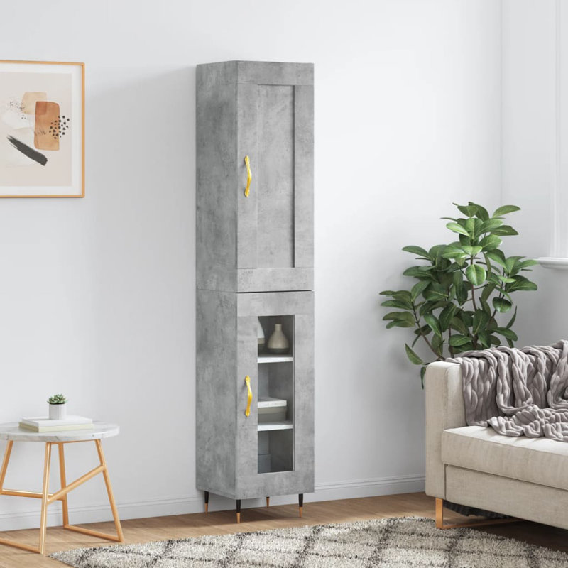 Heflin 34.5cm Sideboard, Concrete Grey