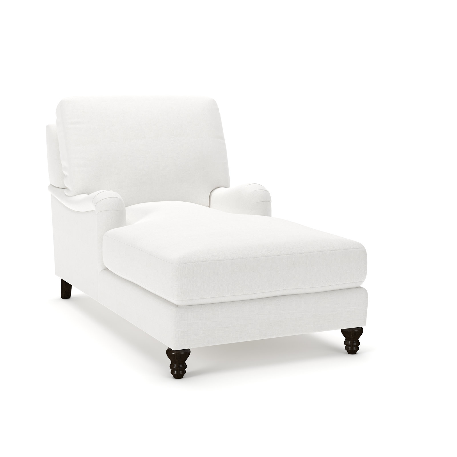 Walters Chaise Lounge, Drusky Moonglow Sustain® Basketweave