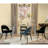 Vendas Chrome Rectangular Glass Top Dining Table