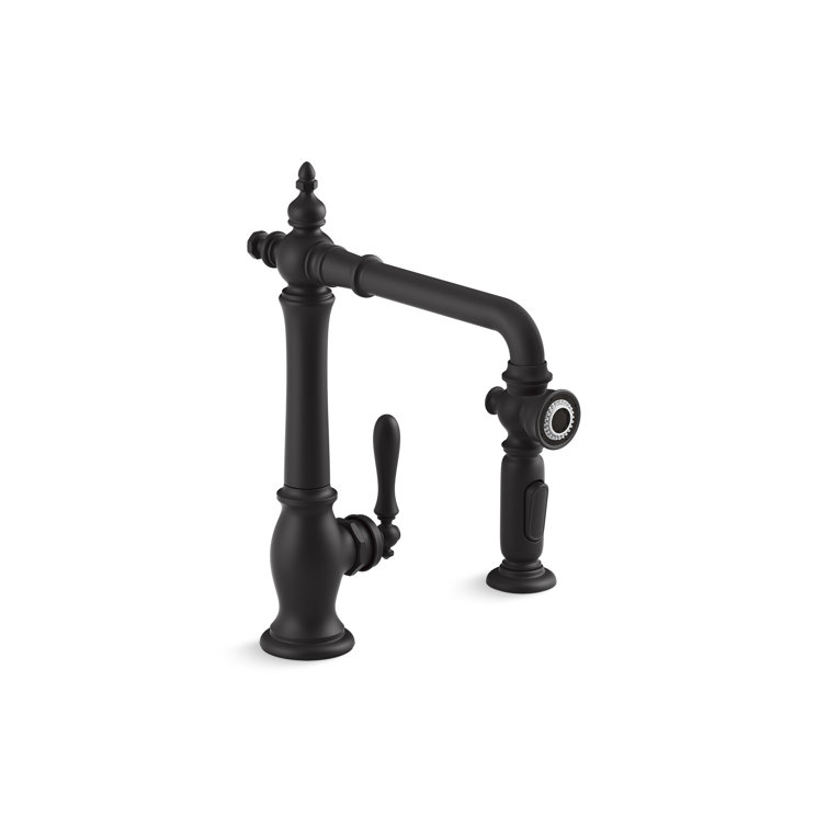Artifacts® Single Handle Kitchen Sink Faucet with Accessories