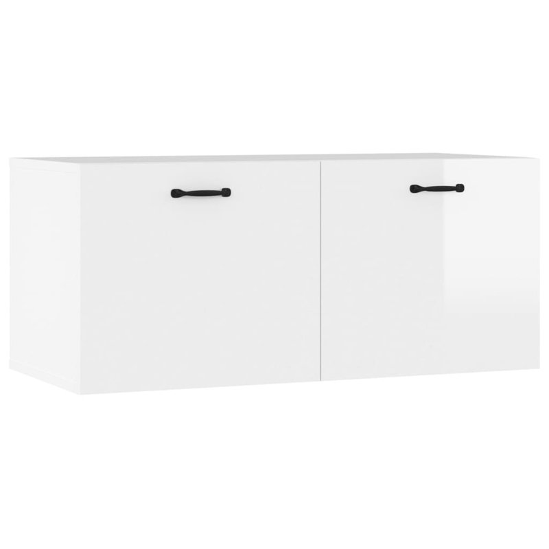 Kaimere TV Stand for TVs up to 43", 36.5cm H x 80cm W x 35cm D, High Gloss White