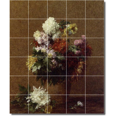 Carrelage mural décoratif en céramique 30 po x 36 po 6 po x 6 po