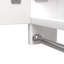 32 x 28 Inch Aluminum Medicine Cabinet with LED Mirrors and Storage