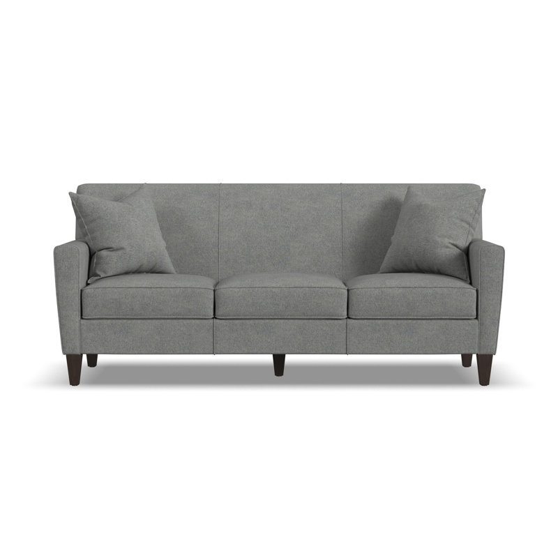 Canapé Osmin, Mélange de polyester galet argenté