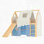 Lit mezzanine avec rebords et tentes Modern House-1834858597-1834858598