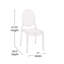 Extra Wide Resin All-Weather Ghost Banquet Chairs