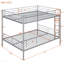 Lit superposé double au-dessus de double, argent-2028735969