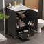 Meuble-lavabo compact 20 po avec rangement intelligent-945249473