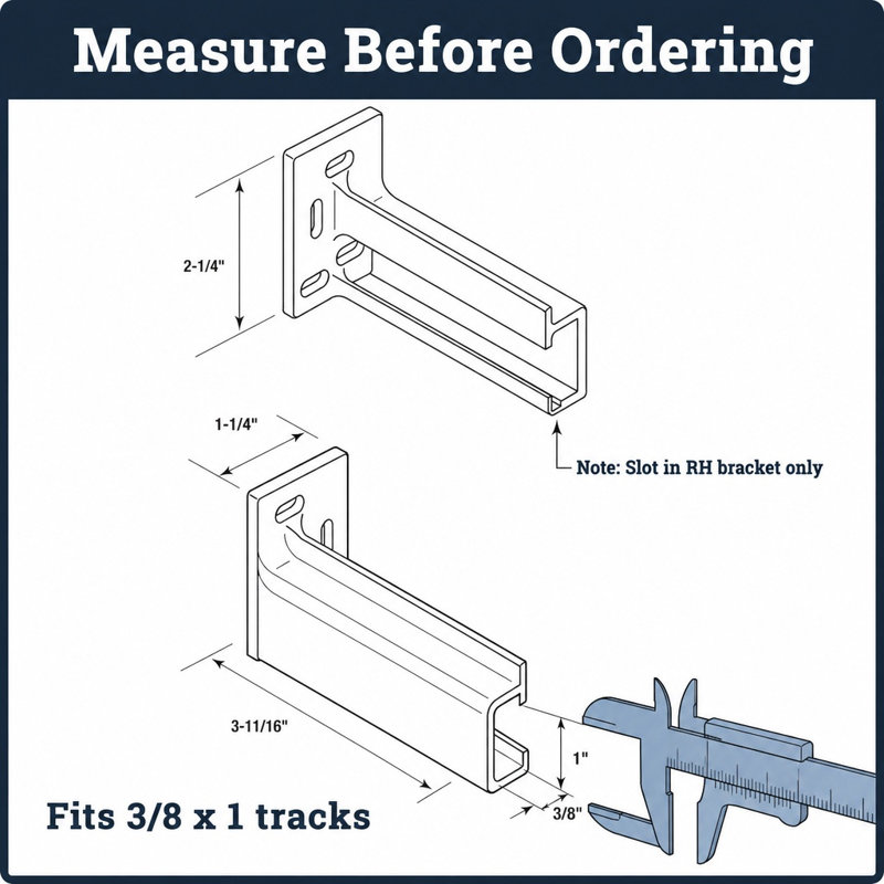 Prime-Line Drawer Track Back Plate, 3/8 In. x 1 In., Plastic, Off-White (1 Pair)