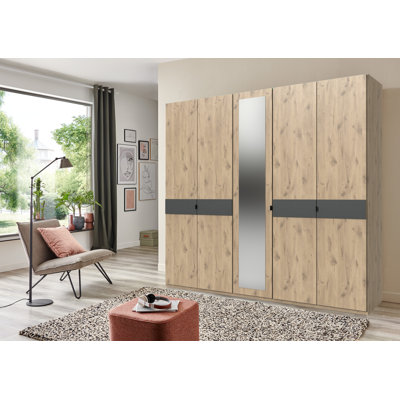Nadilynn 5 Door Manufactured Wood Wardrobe
