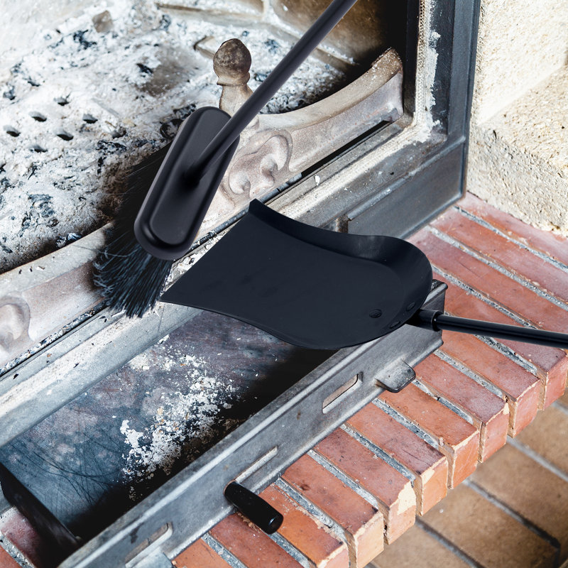Ensemble d'outils en vrac pour foyer extérieur 26 po avec brosse pour foyer extérieur