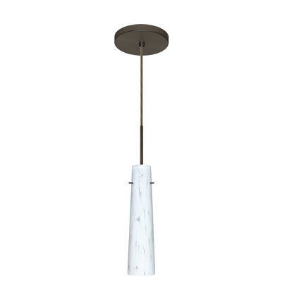 Luminaire suspendu 1 lumière à cône simple Marquette