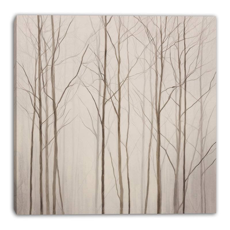 Toile tendue Bare Grove, L 40 po x H 40 po x P 1,5 po