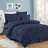 Dobby Stripe Embossed Bed In a Bag Comforter Set-1019769228-1063245752