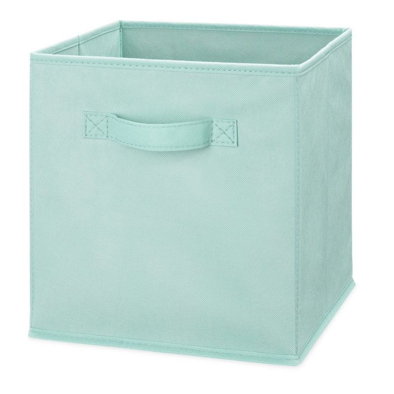 Whitmor Clip & Cube™ Fabric Bin, Light Blue