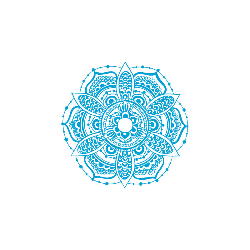 Non-Wall Damaging Wall Decal, Ice Blue