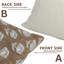 Housse de coussin décorative à motif à la main à motif floral bohème Fab divine-124513448