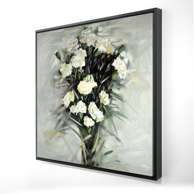 " Lisianthus White Bouquet "