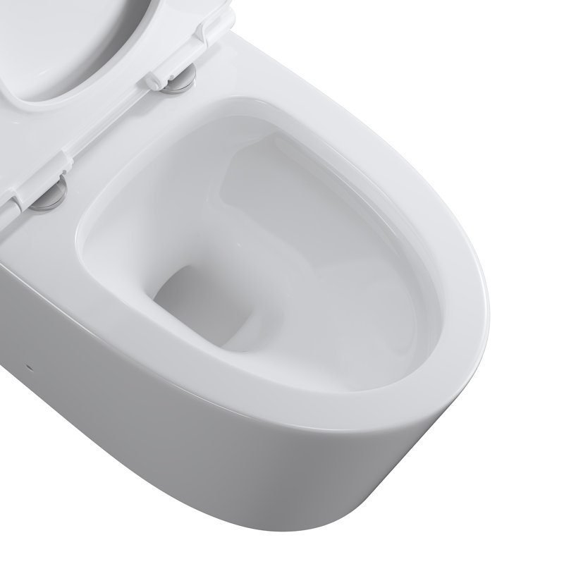 Rainlex 1.6 Gallons GPF Elongated Comfort Height Floor Mounted Close Coupled Toilets (Seat Included), Natural