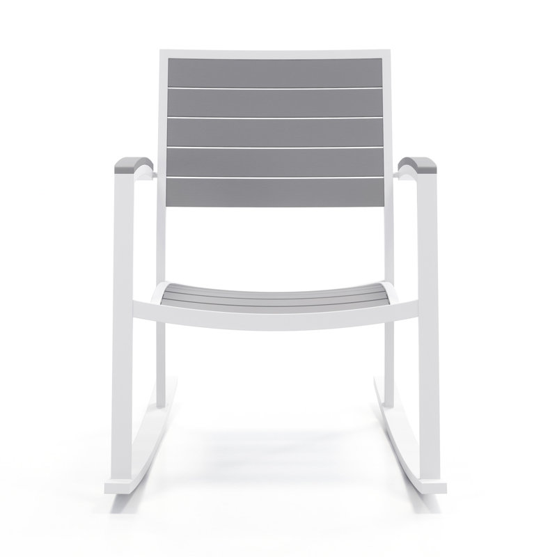 Chaise berçante Eveleen, Blanc